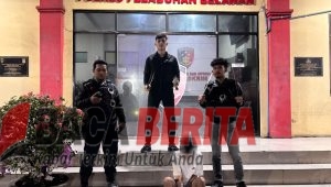 Polres Pelabuhan Belawan Amankan Anggota Genk Motor, Lima Celurit dan Senjata Panah Disita